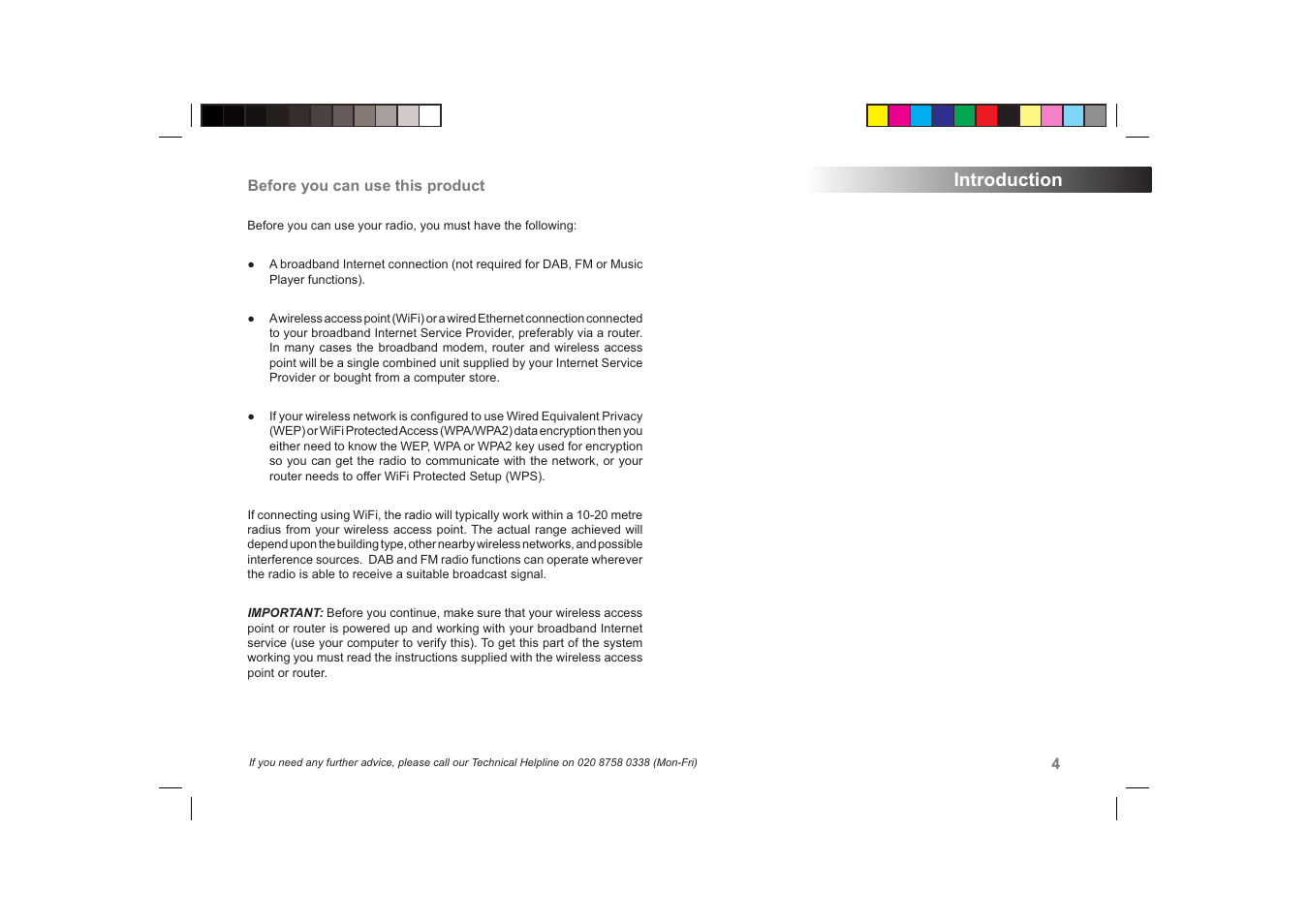 Introduction | Roberts Radio ColourStream User Manual | Page 5 / 100