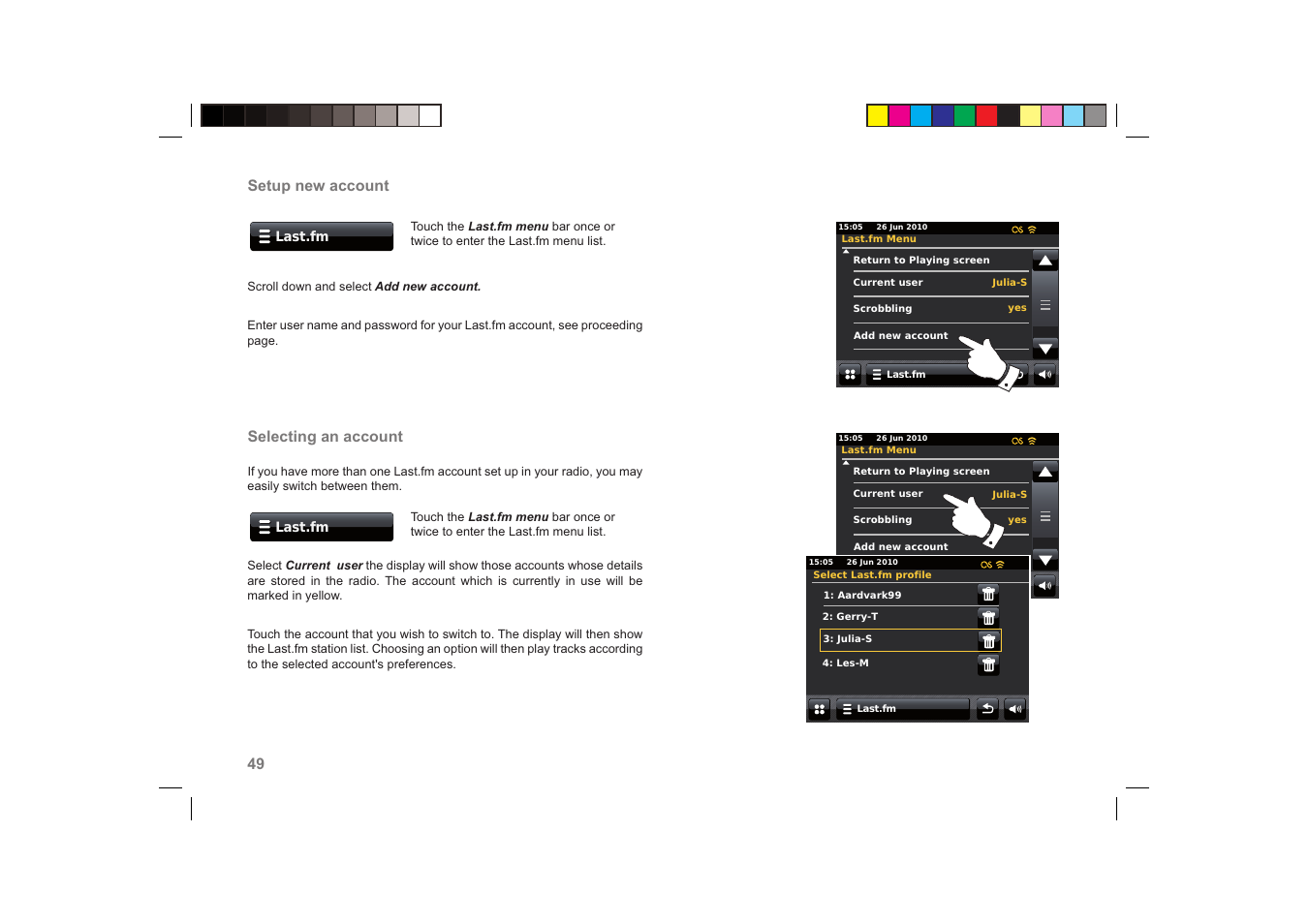 Roberts Radio ColourStream User Manual | Page 50 / 100