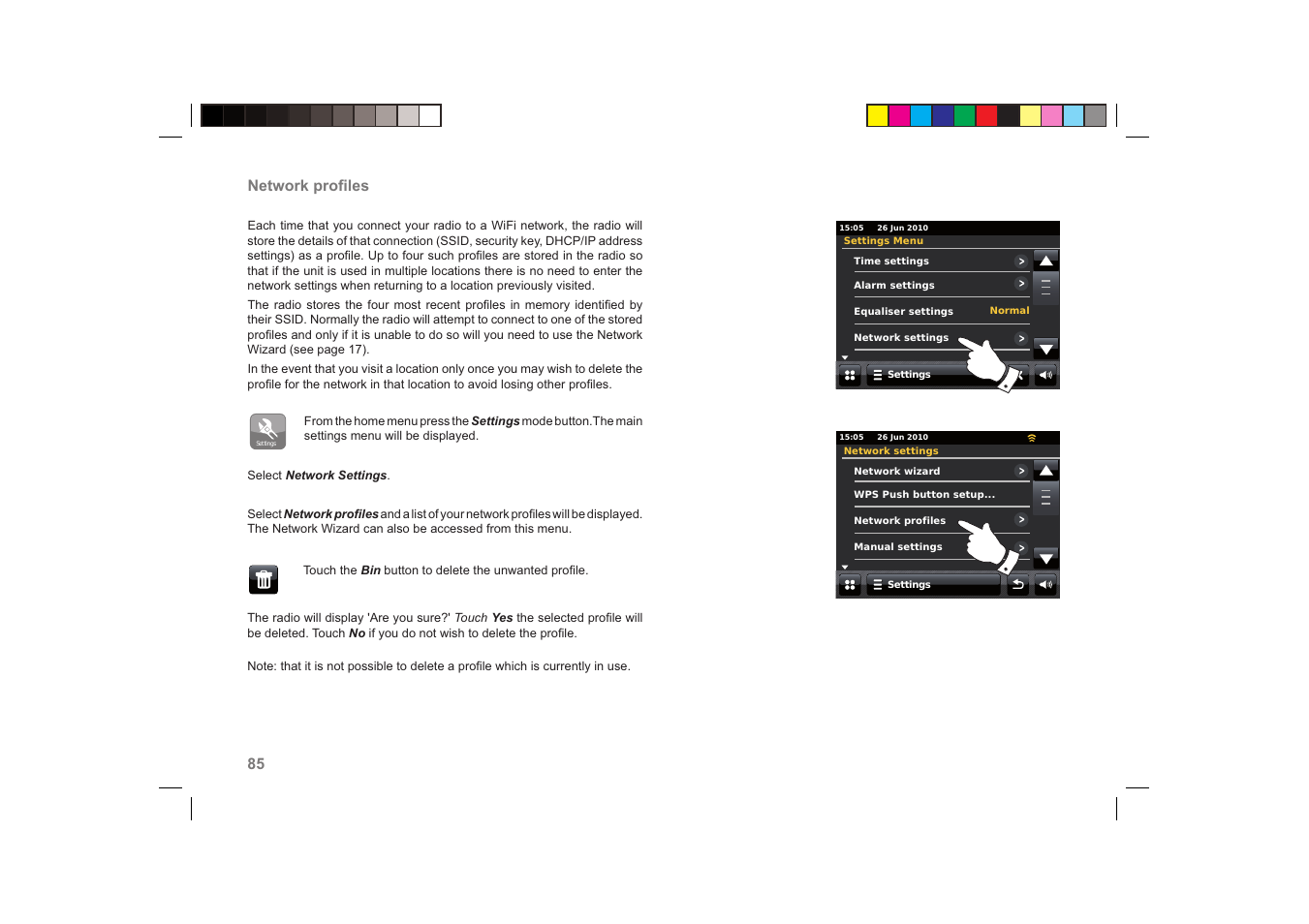 Roberts Radio ColourStream User Manual | Page 86 / 100