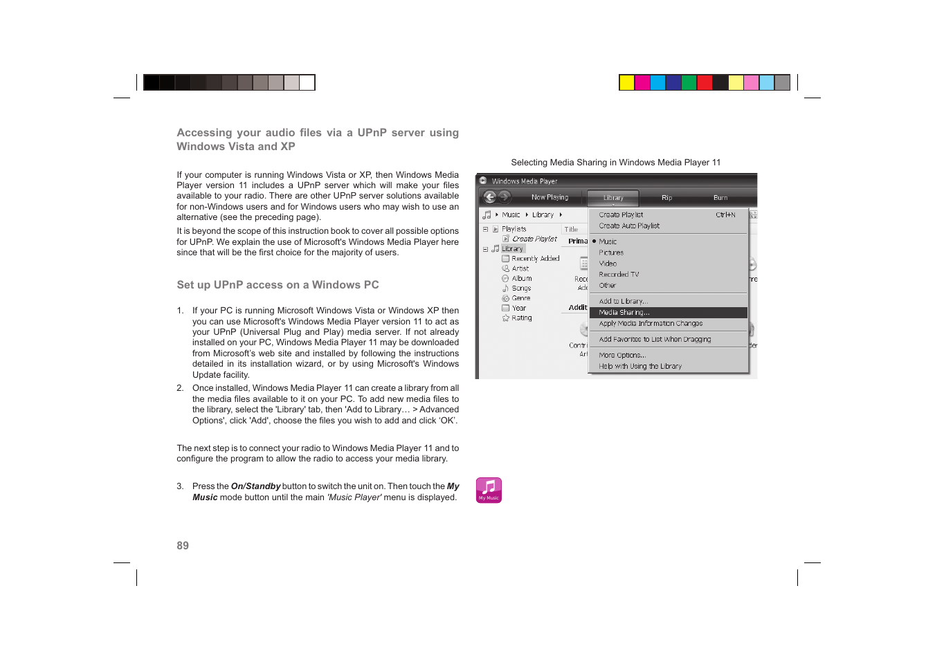 Roberts Radio ColourStream User Manual | Page 90 / 100