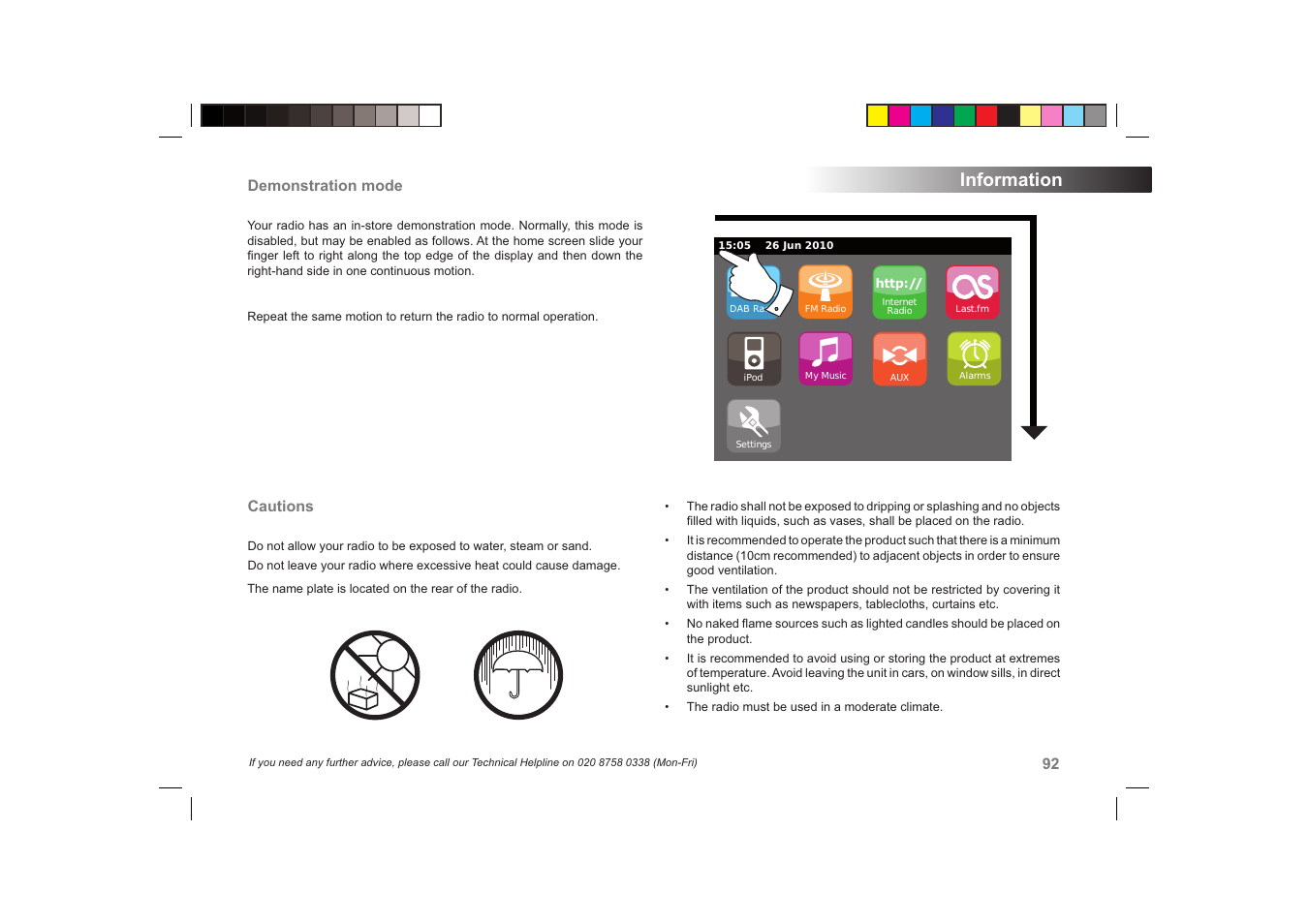 Information | Roberts Radio ColourStream User Manual | Page 93 / 100