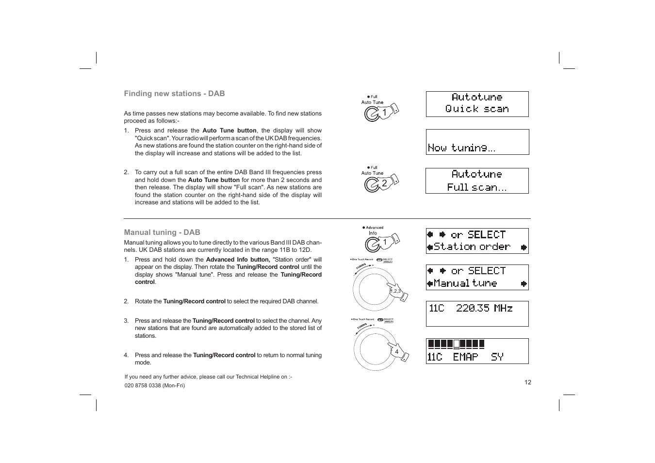 Roberts Radio Gemini 55 RD-55 User Manual | Page 13 / 40