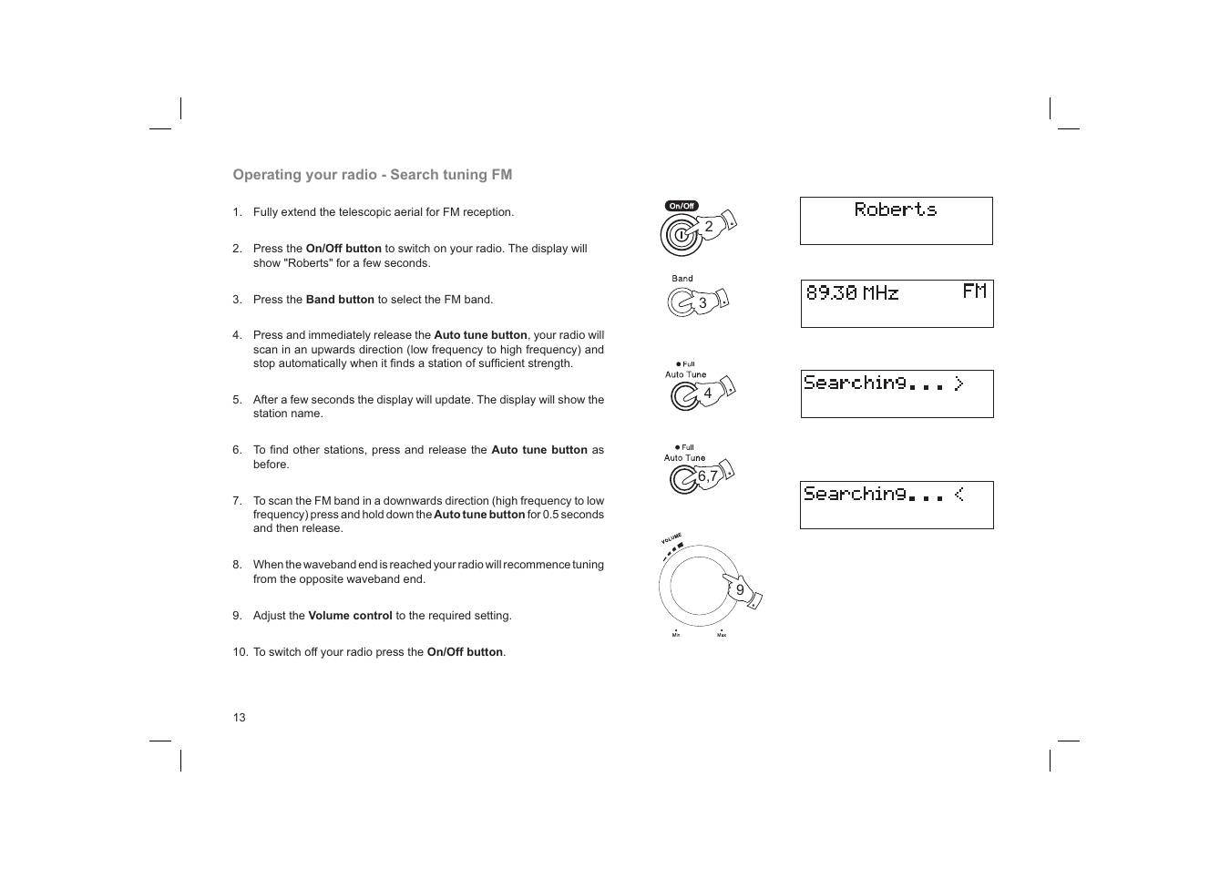 Roberts Radio Gemini 55 RD-55 User Manual | Page 14 / 40