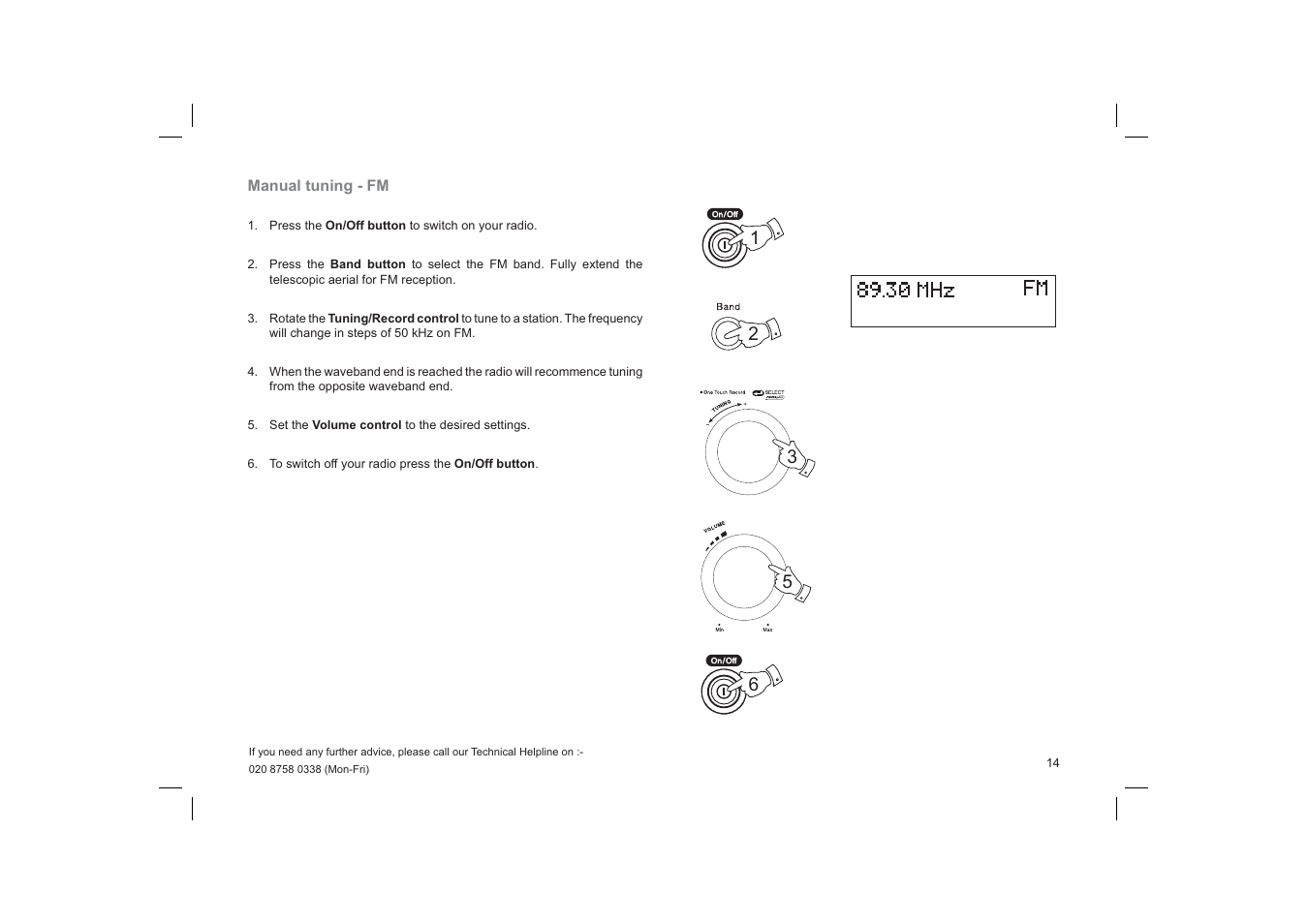 Roberts Radio Gemini 55 RD-55 User Manual | Page 15 / 40