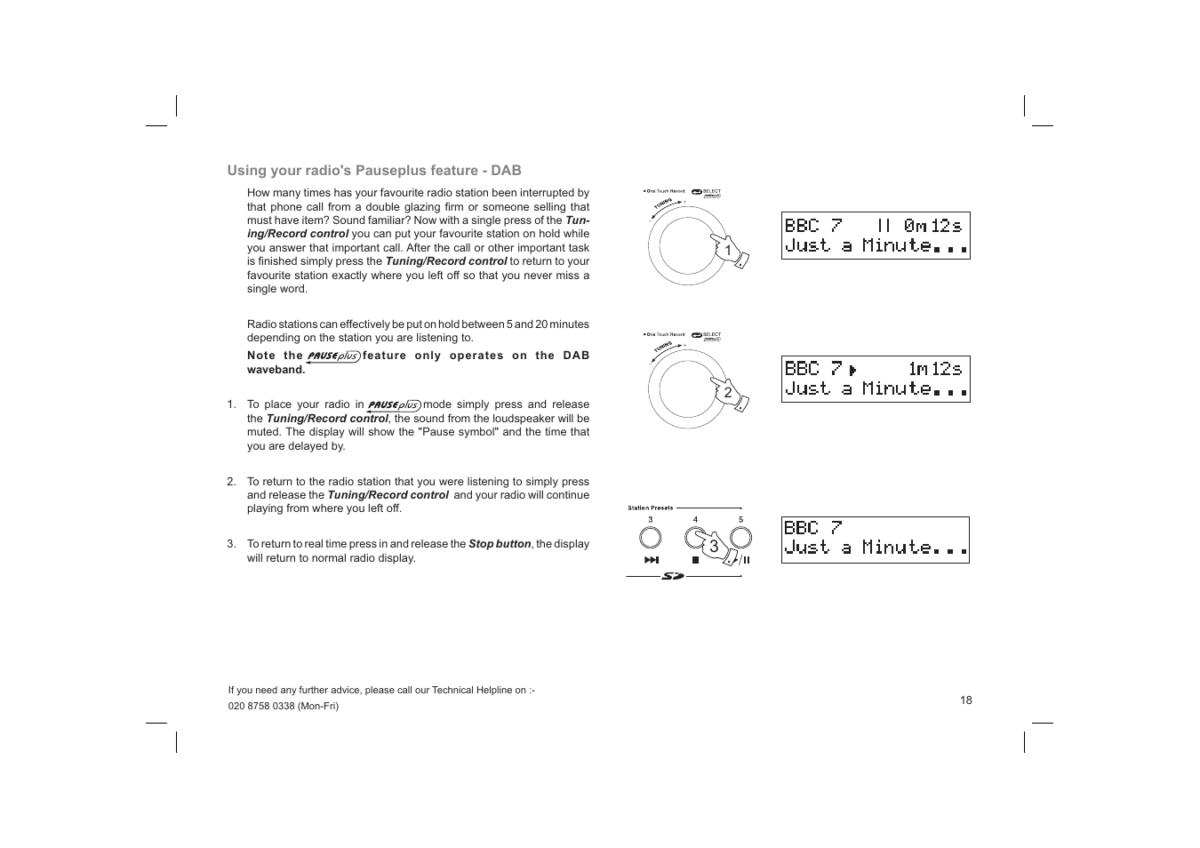 Roberts Radio Gemini 55 RD-55 User Manual | Page 19 / 40