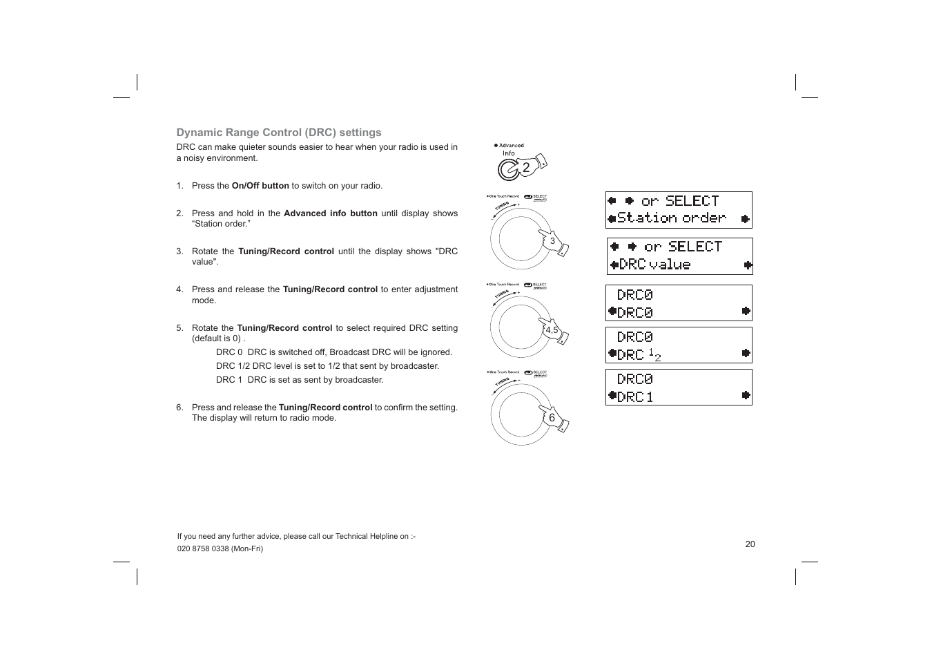 Roberts Radio Gemini 55 RD-55 User Manual | Page 21 / 40