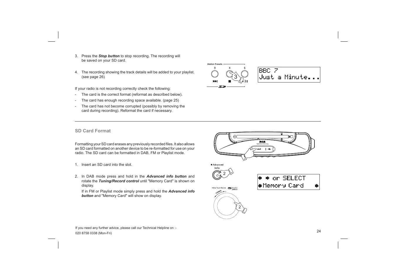 Roberts Radio Gemini 55 RD-55 User Manual | Page 25 / 40