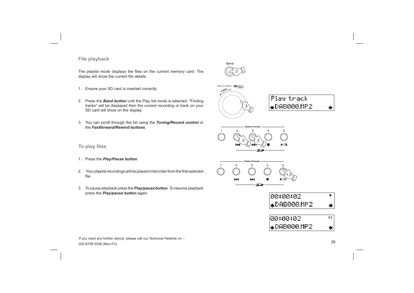 Roberts Radio Gemini 55 RD-55 User Manual | Page 27 / 40