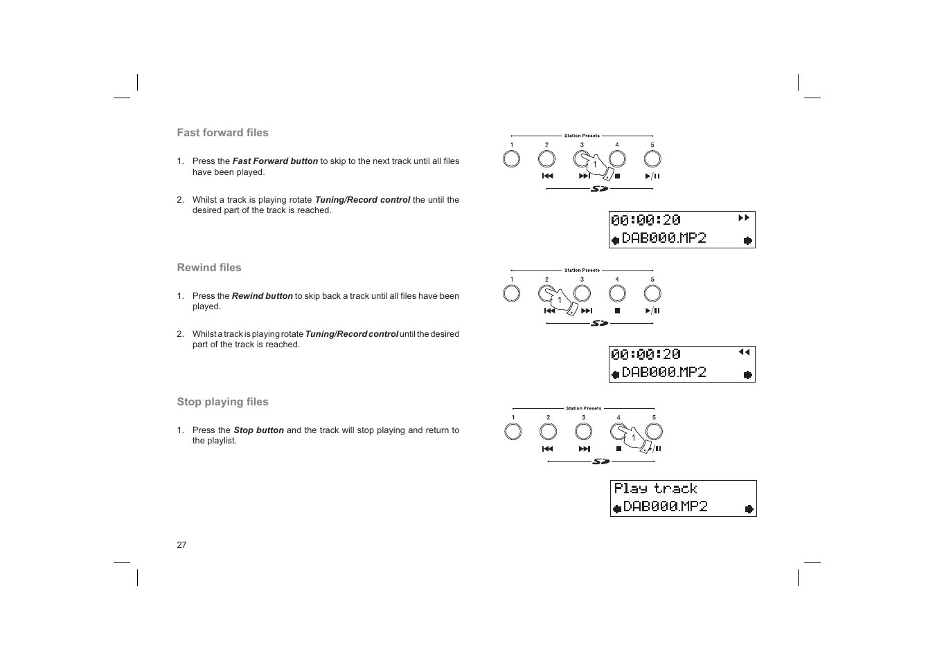 Roberts Radio Gemini 55 RD-55 User Manual | Page 28 / 40