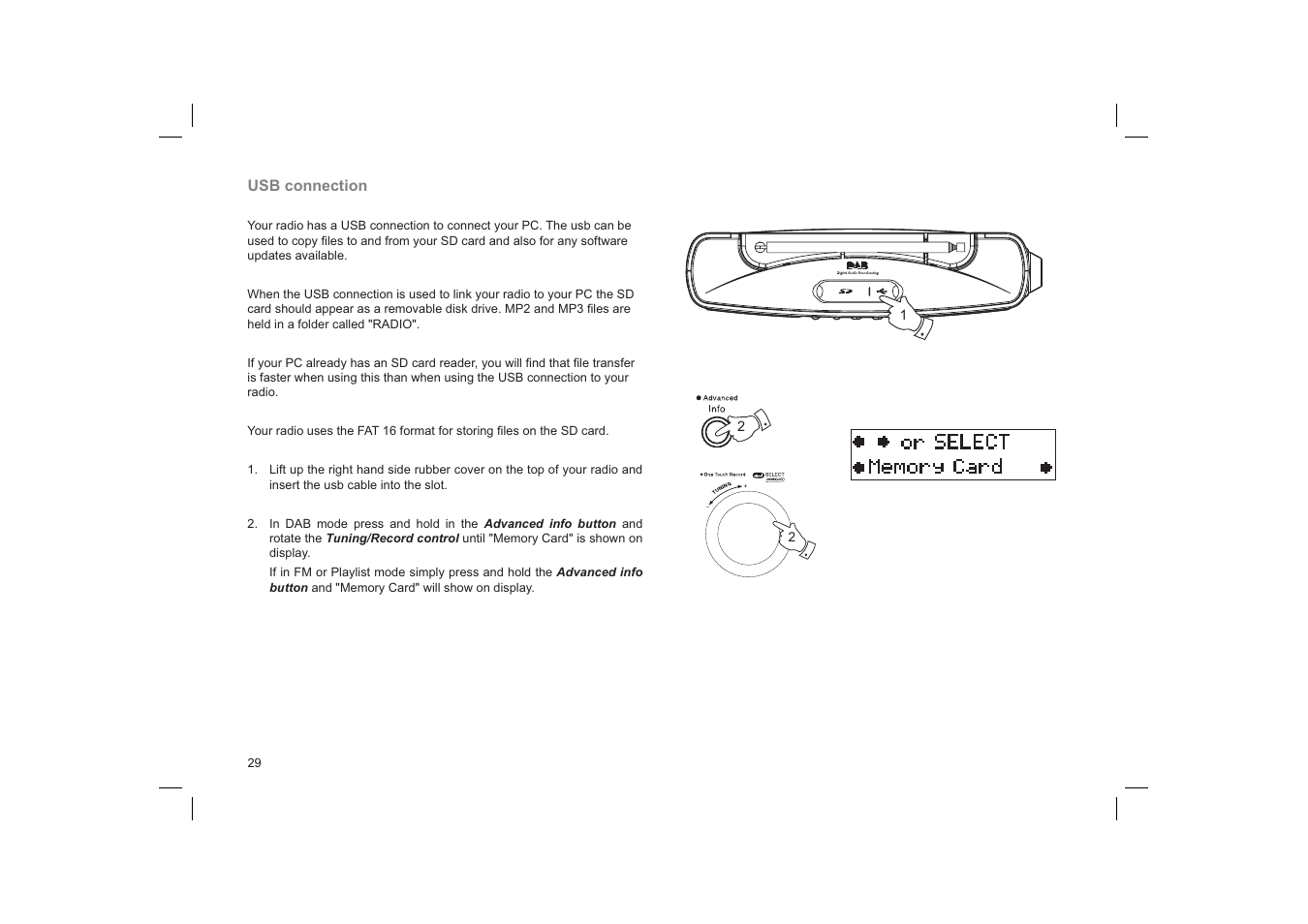 Roberts Radio Gemini 55 RD-55 User Manual | Page 30 / 40