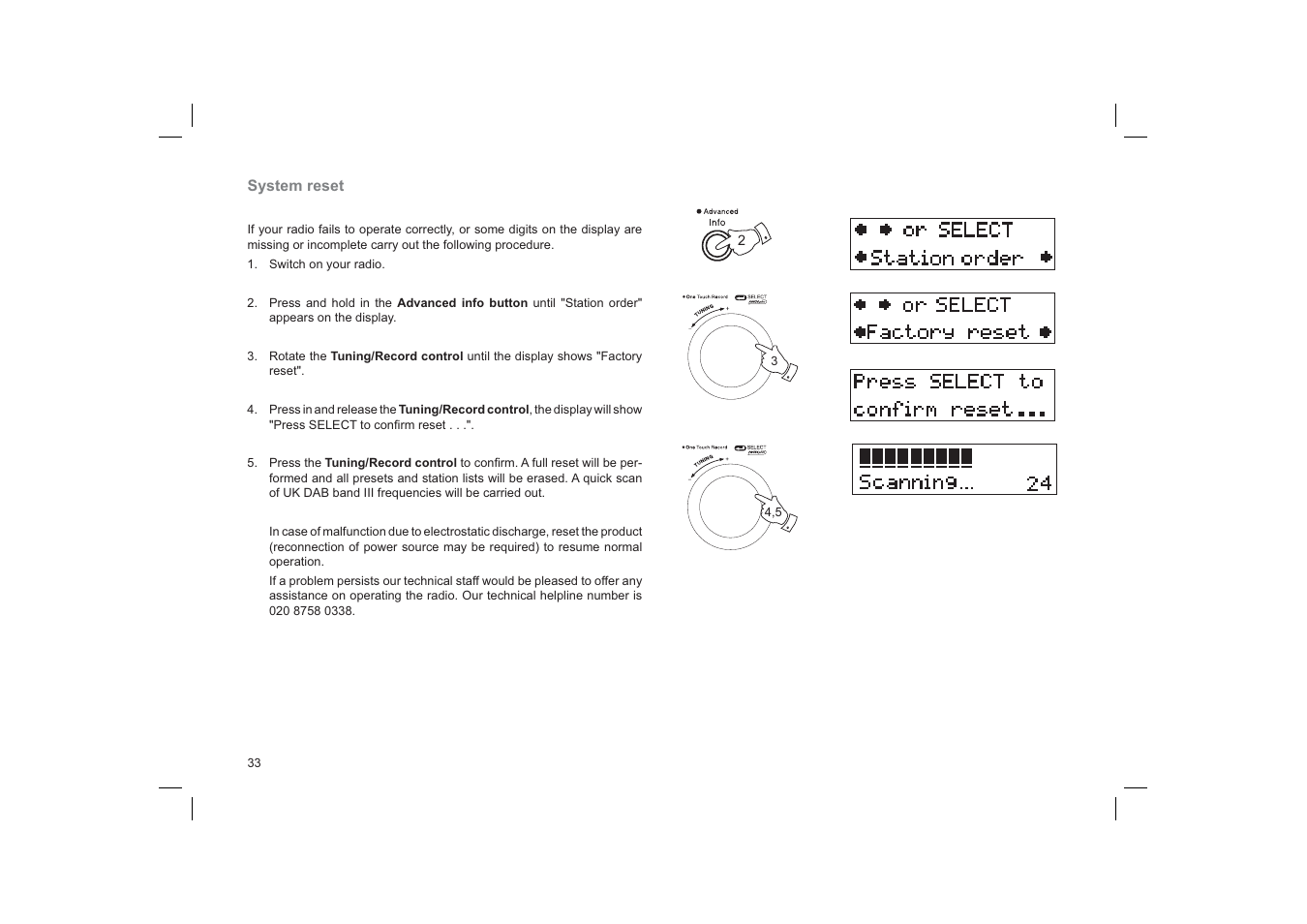 Roberts Radio Gemini 55 RD-55 User Manual | Page 34 / 40