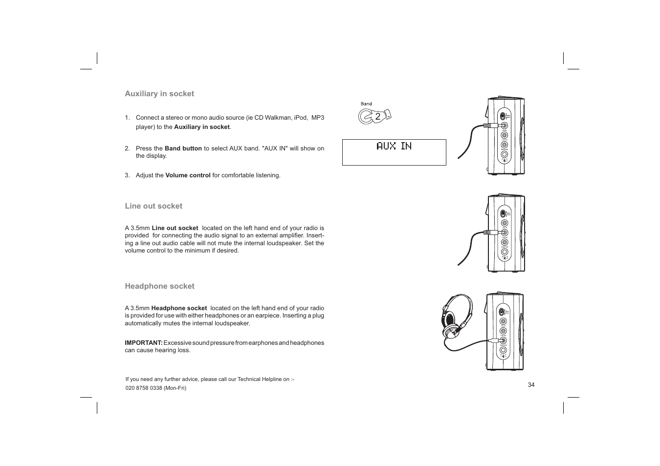 Roberts Radio Gemini 55 RD-55 User Manual | Page 35 / 40