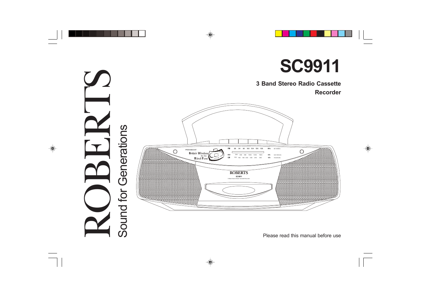 Roberts Radio SC9911 User Manual | 16 pages
