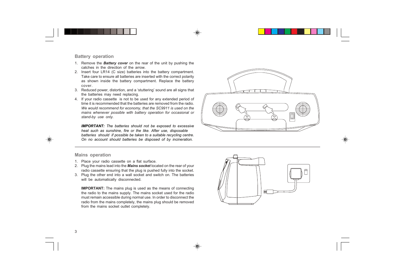 Roberts Radio SC9911 User Manual | Page 4 / 16
