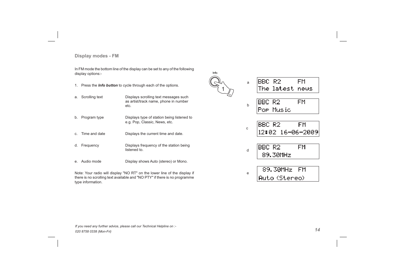 Roberts Radio ClassicLite User Manual | Page 15 / 28