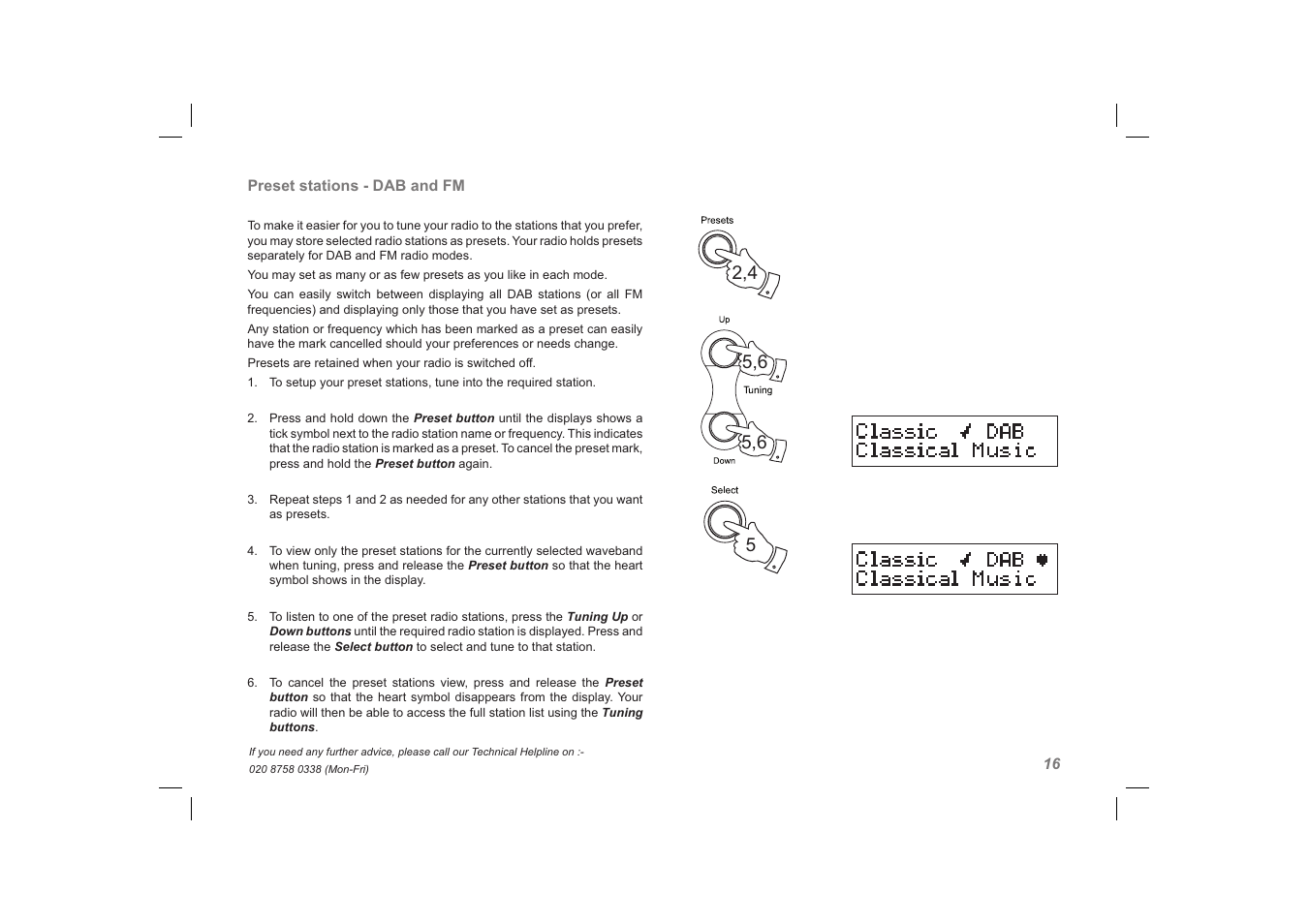 Roberts Radio ClassicLite User Manual | Page 17 / 28