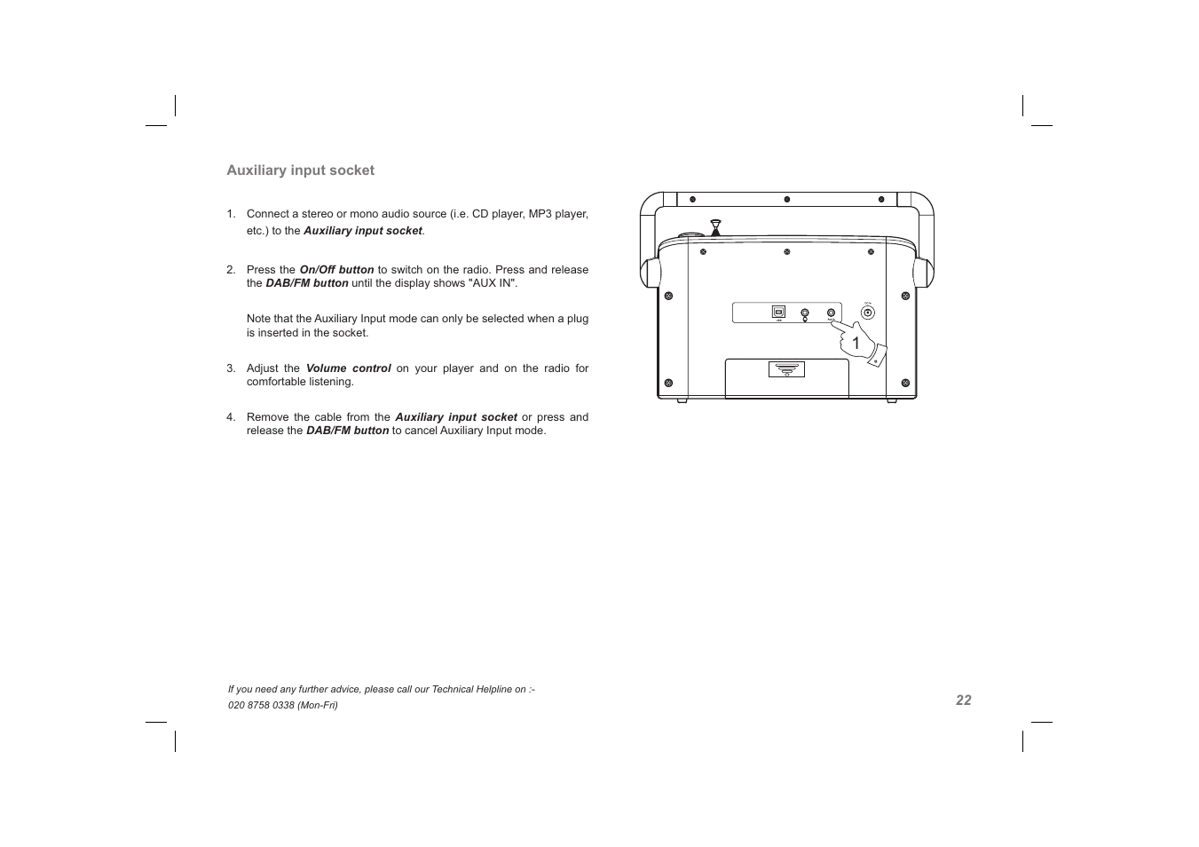 Roberts Radio ClassicLite User Manual | Page 23 / 28