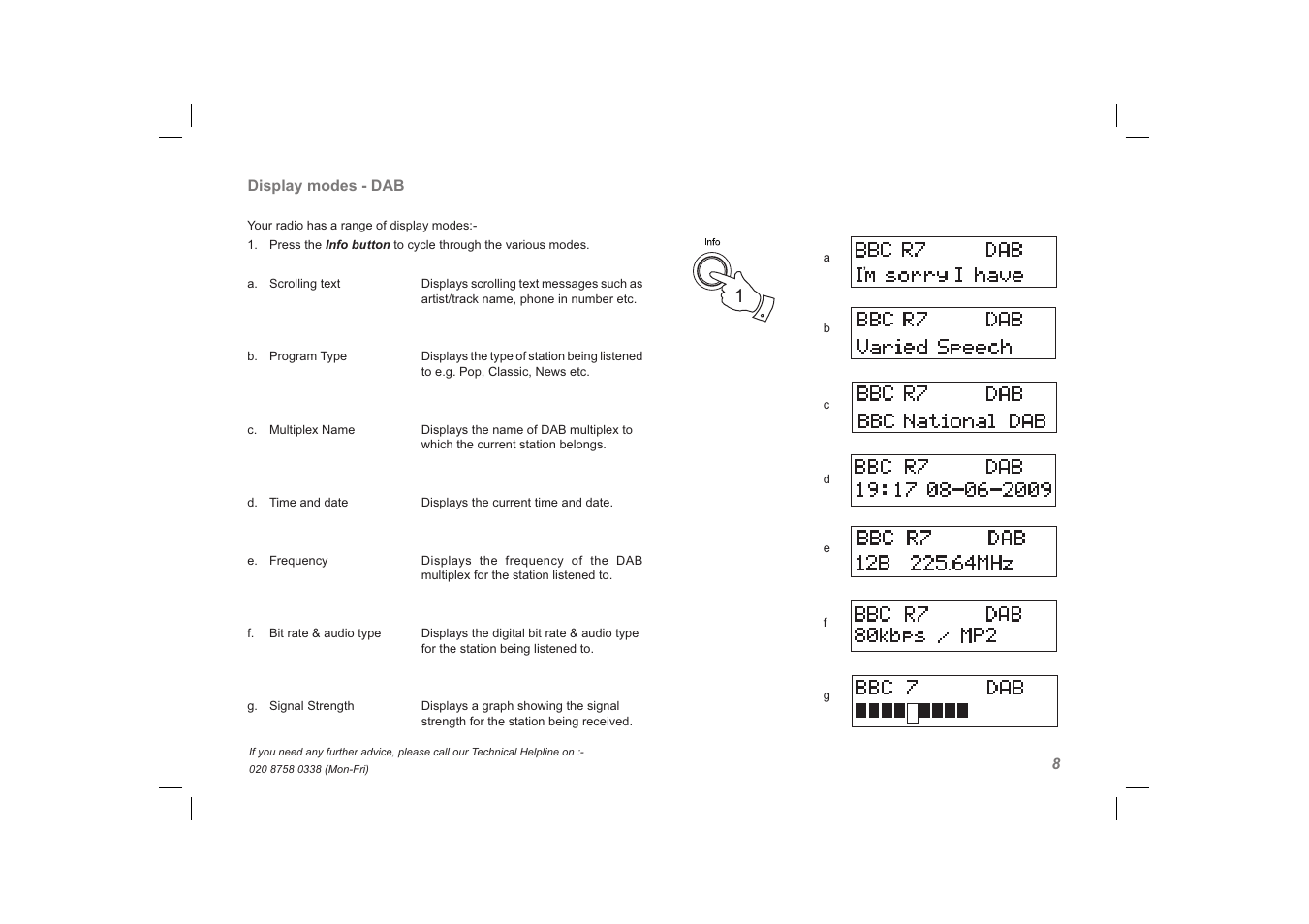 Roberts Radio ClassicLite User Manual | Page 9 / 28