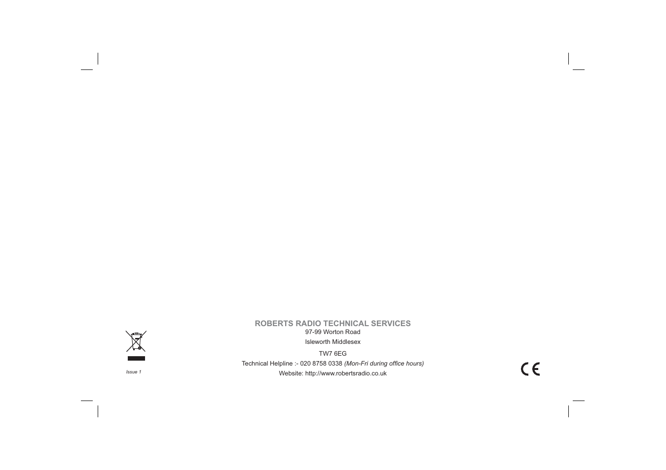 Roberts Radio CRD-26 User Manual | Page 28 / 28
