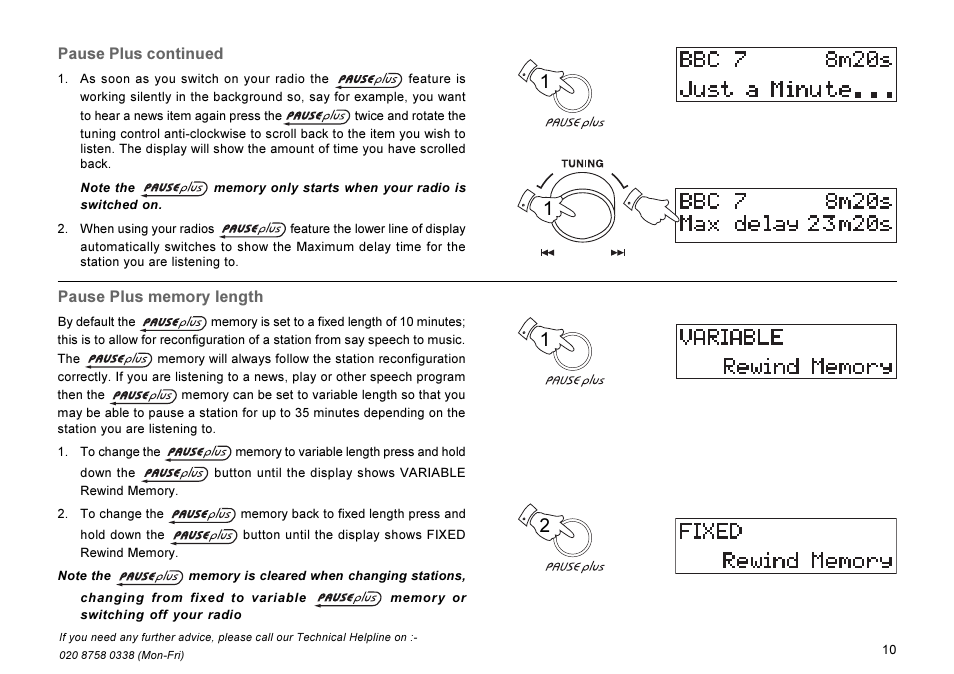 Roberts Radio RD-7 User Manual | Page 11 / 22