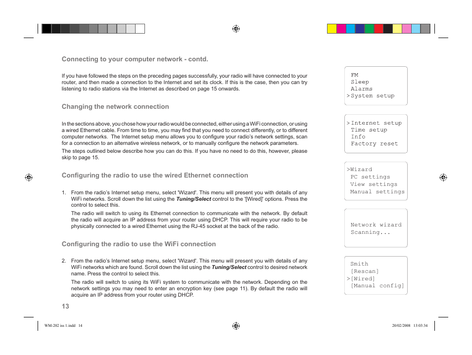 Roberts Radio WiFi Internet Radio WM-202 User Manual | Page 14 / 72