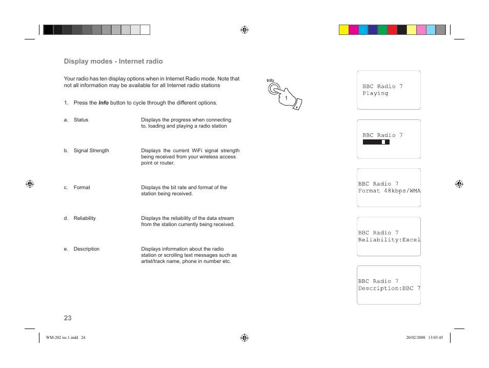 Roberts Radio WiFi Internet Radio WM-202 User Manual | Page 24 / 72