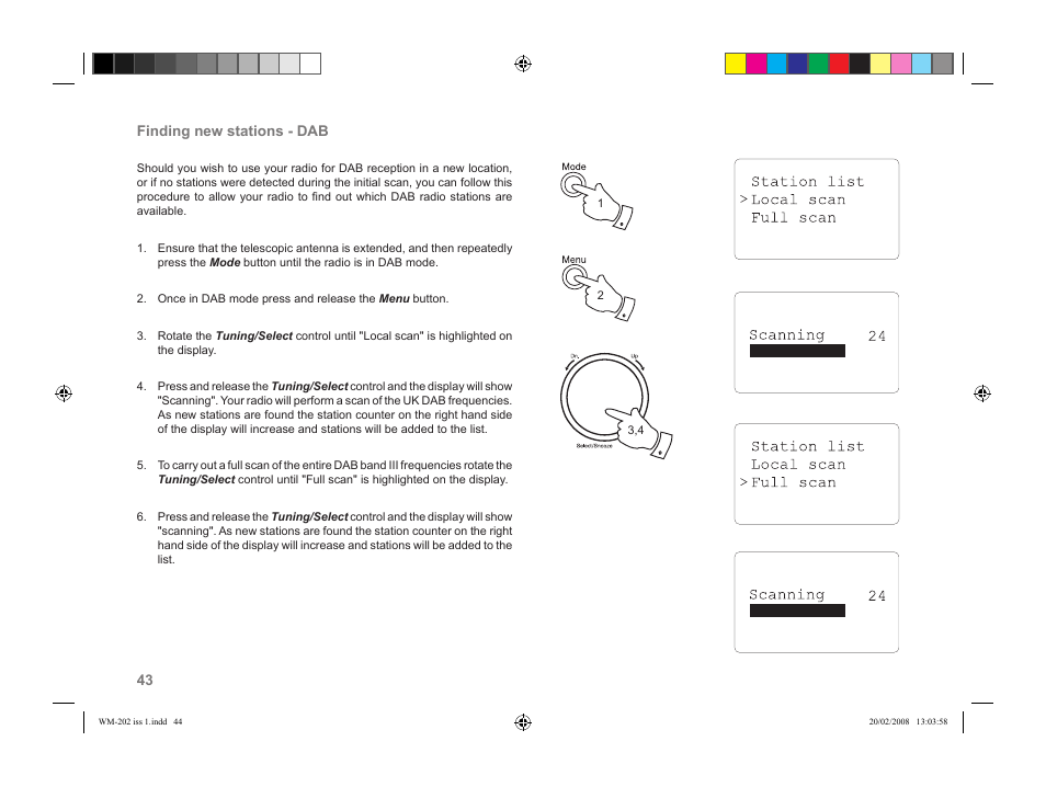 Roberts Radio WiFi Internet Radio WM-202 User Manual | Page 44 / 72