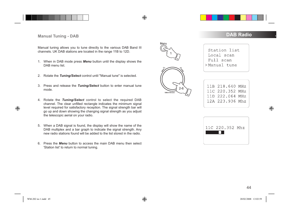 Dab radio | Roberts Radio WiFi Internet Radio WM-202 User Manual | Page 45 / 72