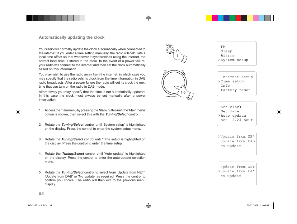 Roberts Radio WiFi Internet Radio WM-202 User Manual | Page 56 / 72