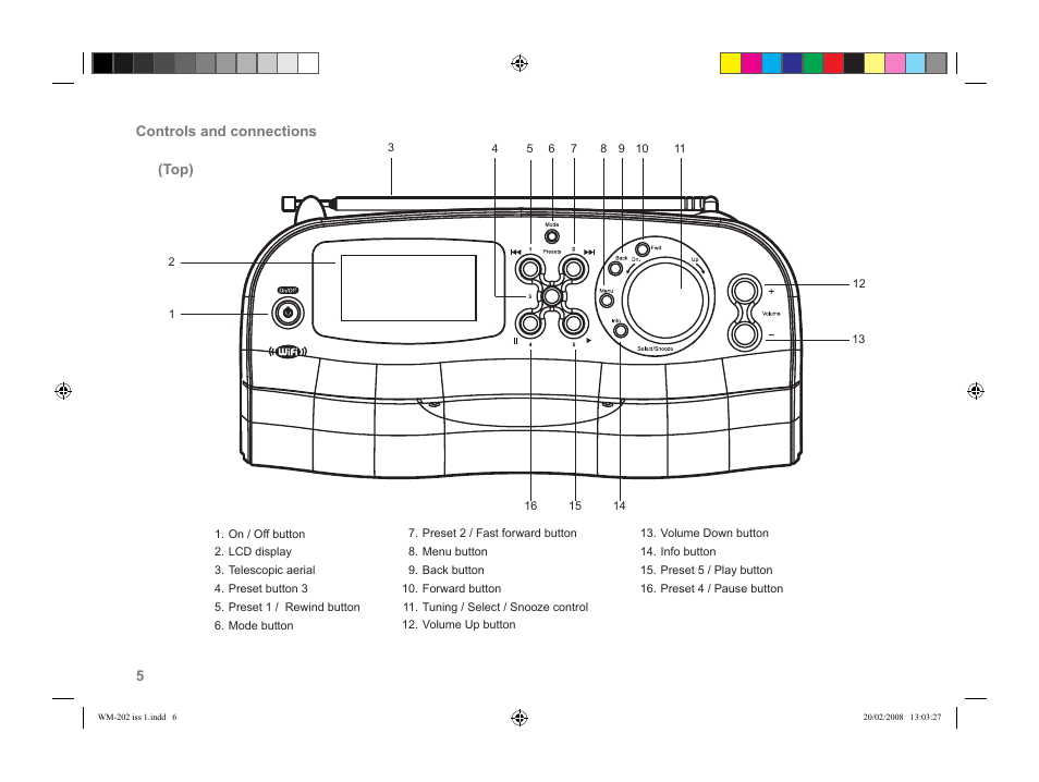 Roberts Radio WiFi Internet Radio WM-202 User Manual | Page 6 / 72