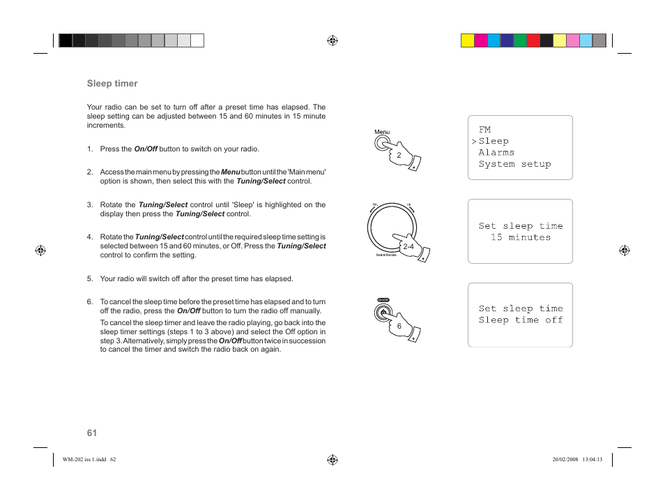 Roberts Radio WiFi Internet Radio WM-202 User Manual | Page 62 / 72