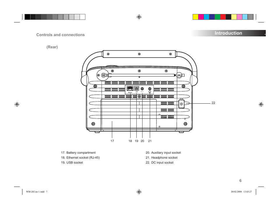 Introduction | Roberts Radio WiFi Internet Radio WM-202 User Manual | Page 7 / 72