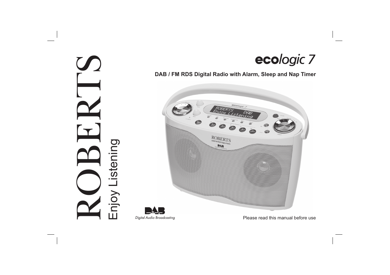 Roberts Radio ecologic 7 User Manual | 36 pages