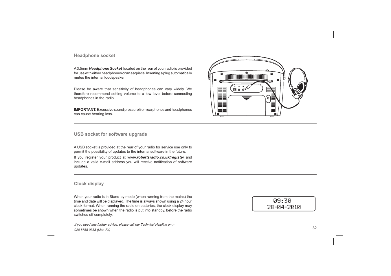 Roberts Radio ecologic 7 User Manual | Page 33 / 36