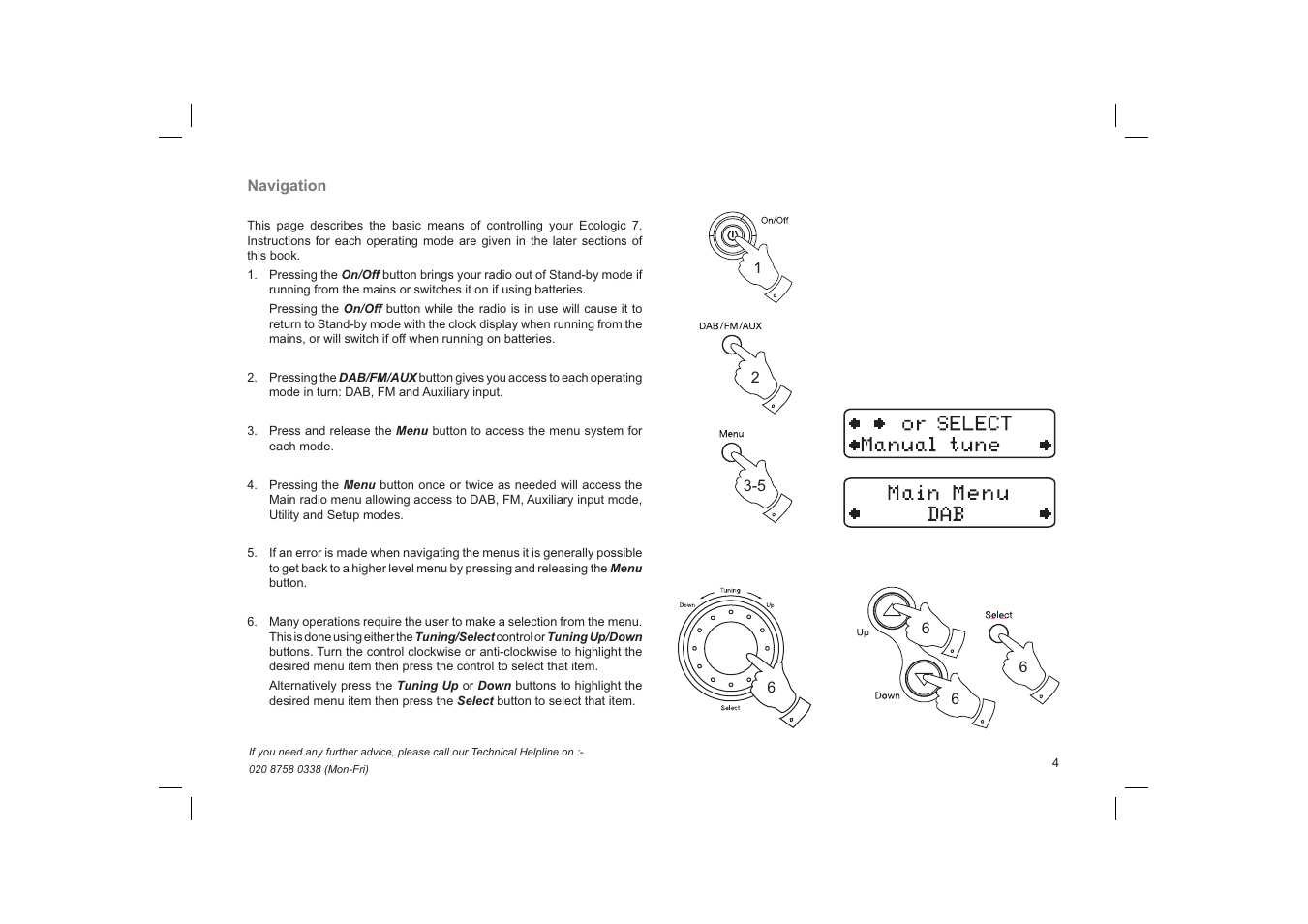 Roberts Radio ecologic 7 User Manual | Page 5 / 36