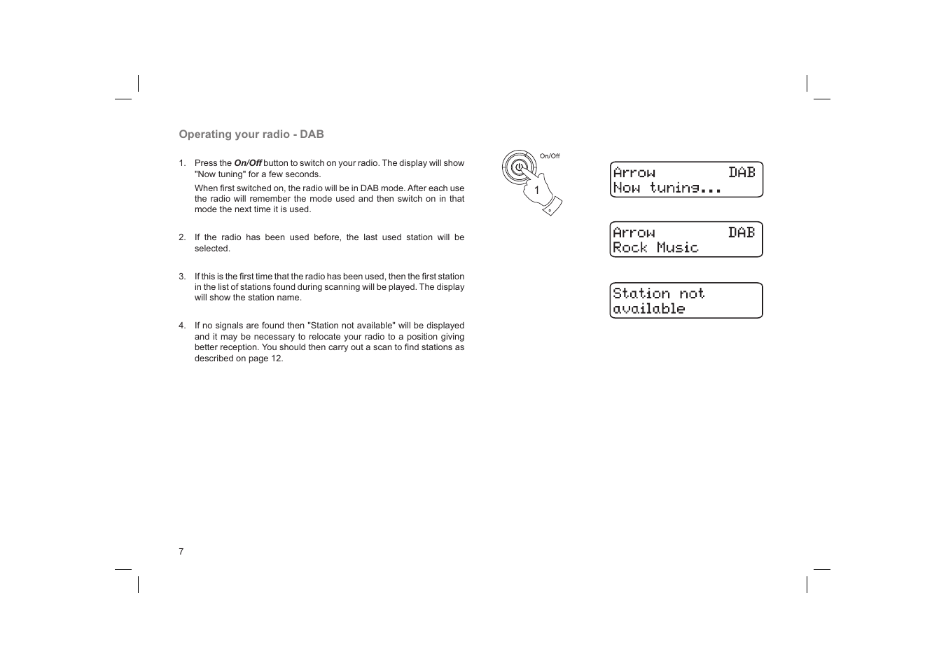 Roberts Radio ecologic 7 User Manual | Page 8 / 36