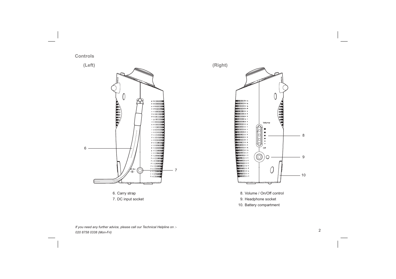 Roberts Radio 996 User Manual | Page 3 / 12