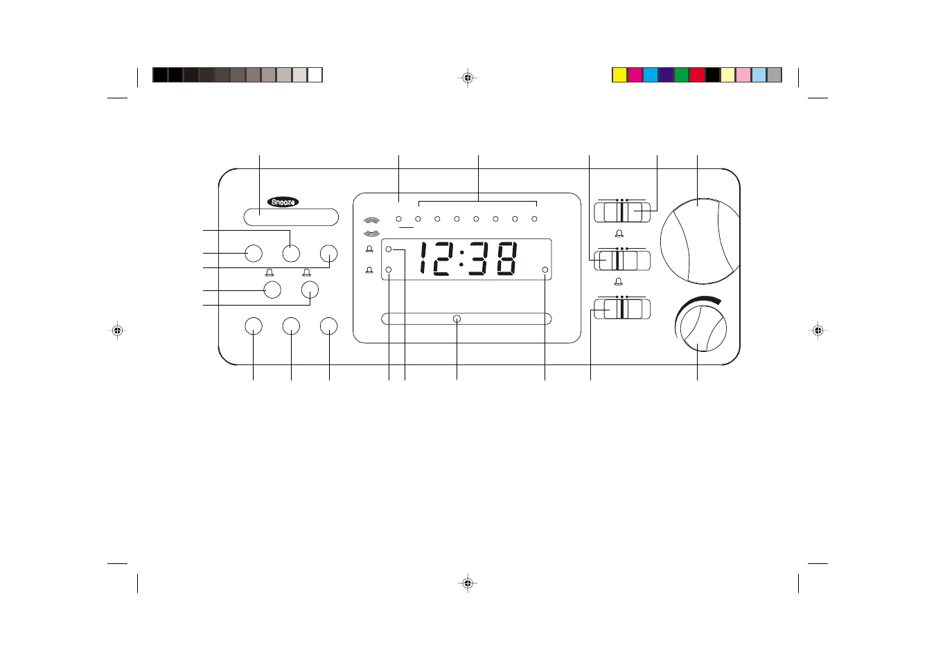 Controls (front) | Roberts Radio CR9910 User Manual | Page 2 / 12