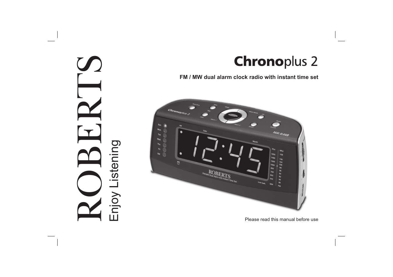 Roberts Radio Chronoplus 2 User Manual | 24 pages