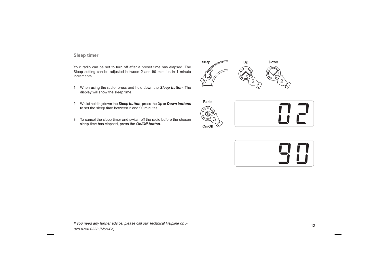 Roberts Radio Chronoplus 2 User Manual | Page 13 / 24