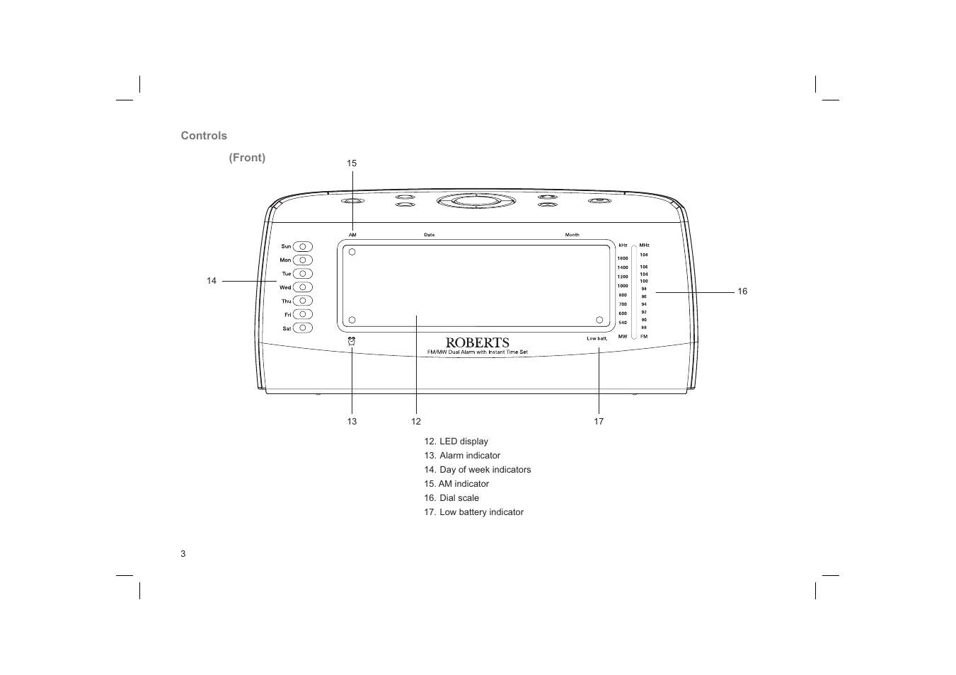 Roberts Radio Chronoplus 2 User Manual | Page 4 / 24
