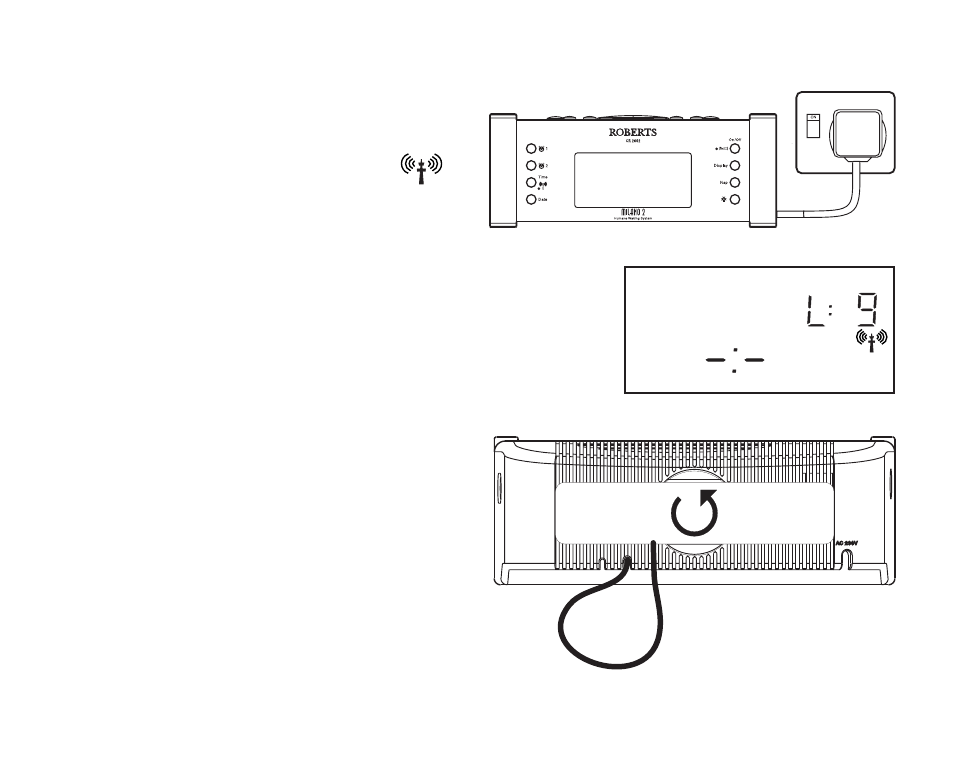 Automatic clock setting | Roberts Radio CR2002 User Manual | Page 7 / 24