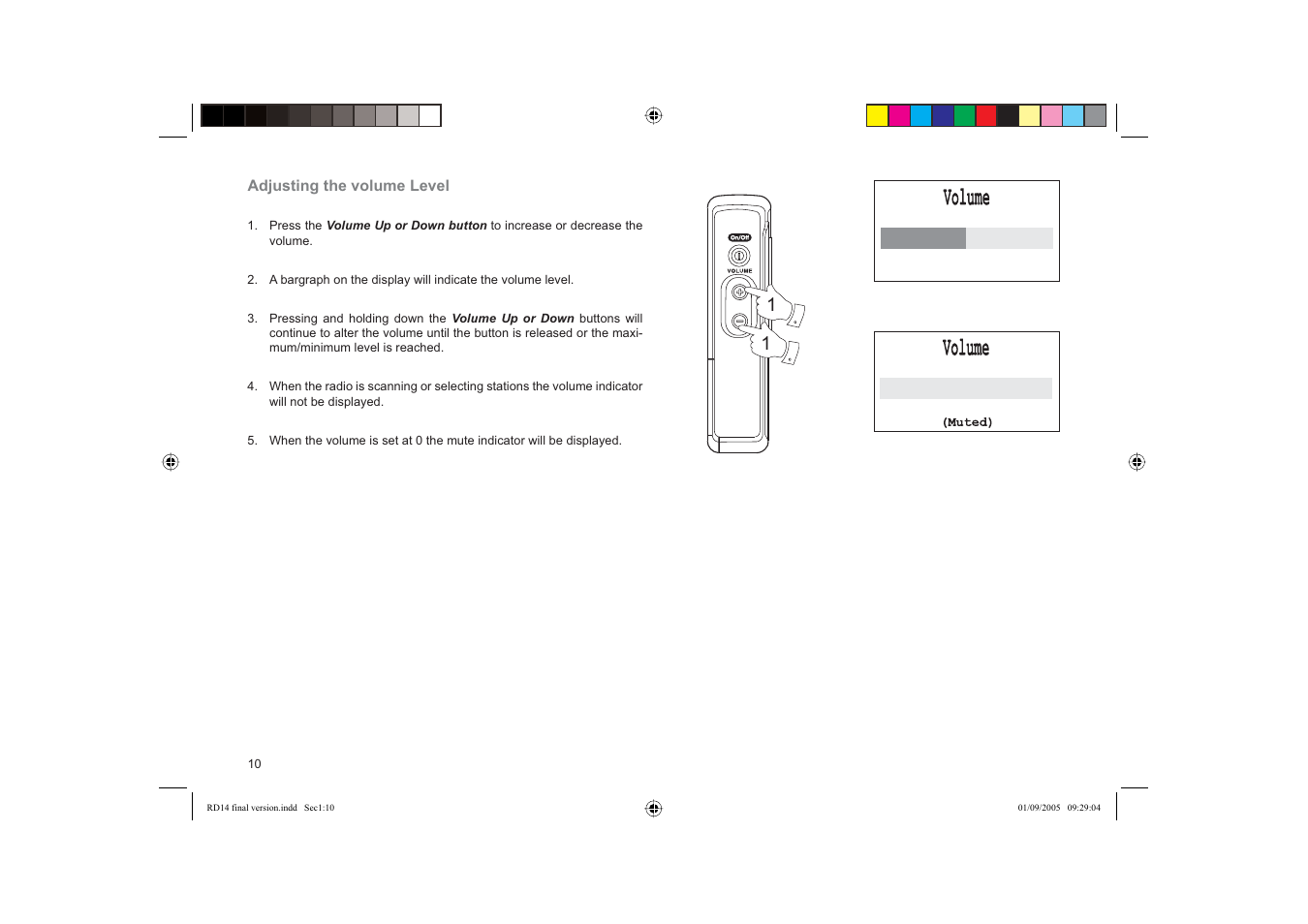 Roberts Radio FM RDS/DAB Digital Personal Radio RD14 User Manual | Page 10 / 32