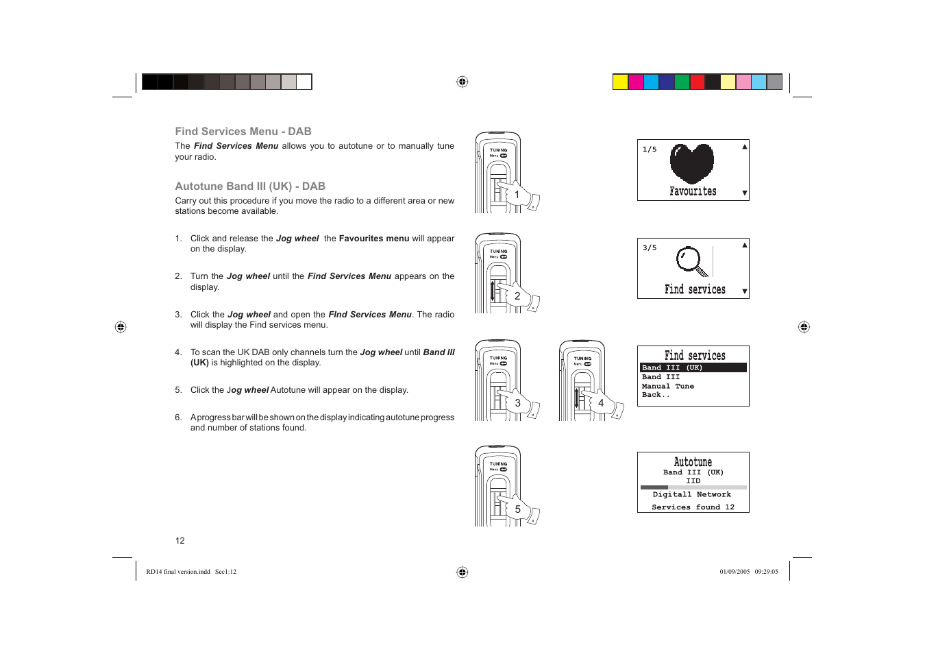 Roberts Radio FM RDS/DAB Digital Personal Radio RD14 User Manual | Page 12 / 32