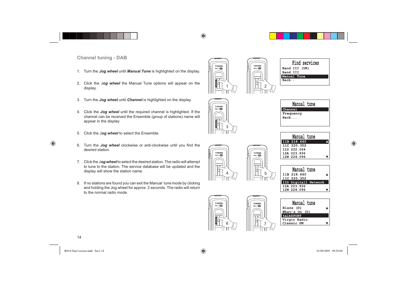 Roberts Radio FM RDS/DAB Digital Personal Radio RD14 User Manual | Page 14 / 32