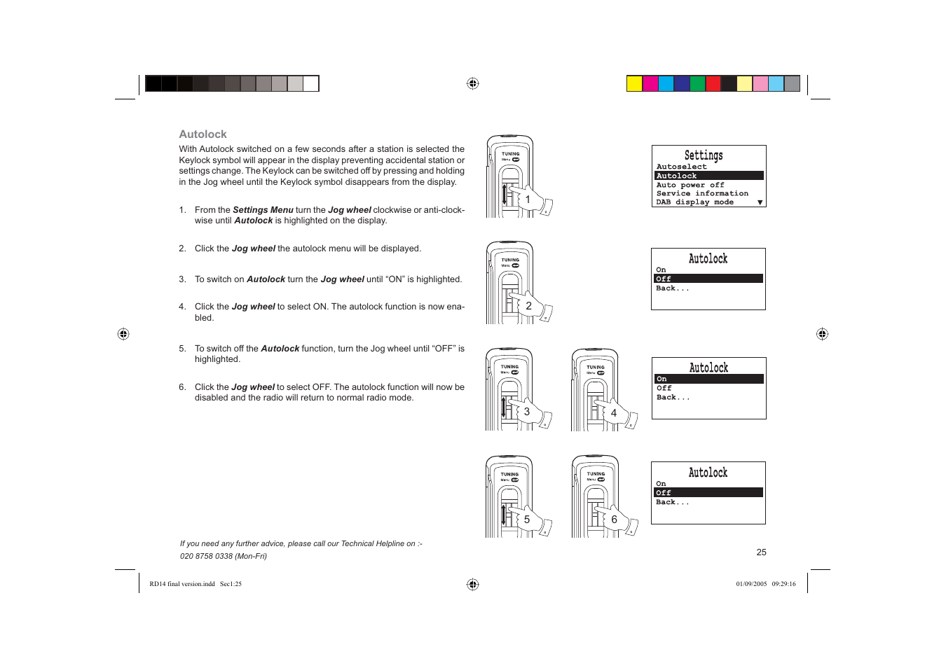 Roberts Radio FM RDS/DAB Digital Personal Radio RD14 User Manual | Page 25 / 32