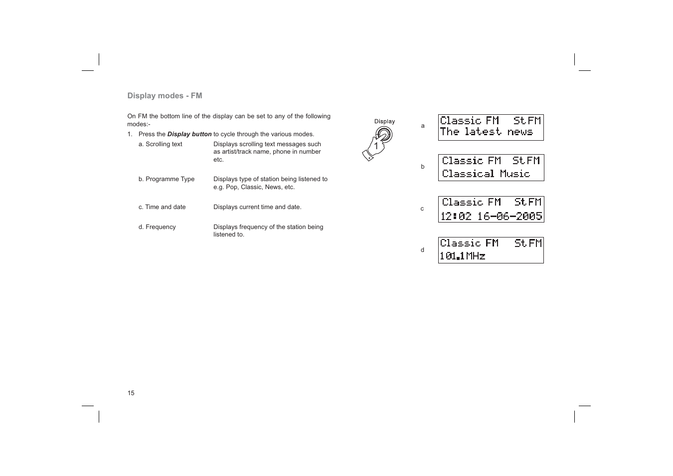 Roberts Radio CRD40 User Manual | Page 16 / 36