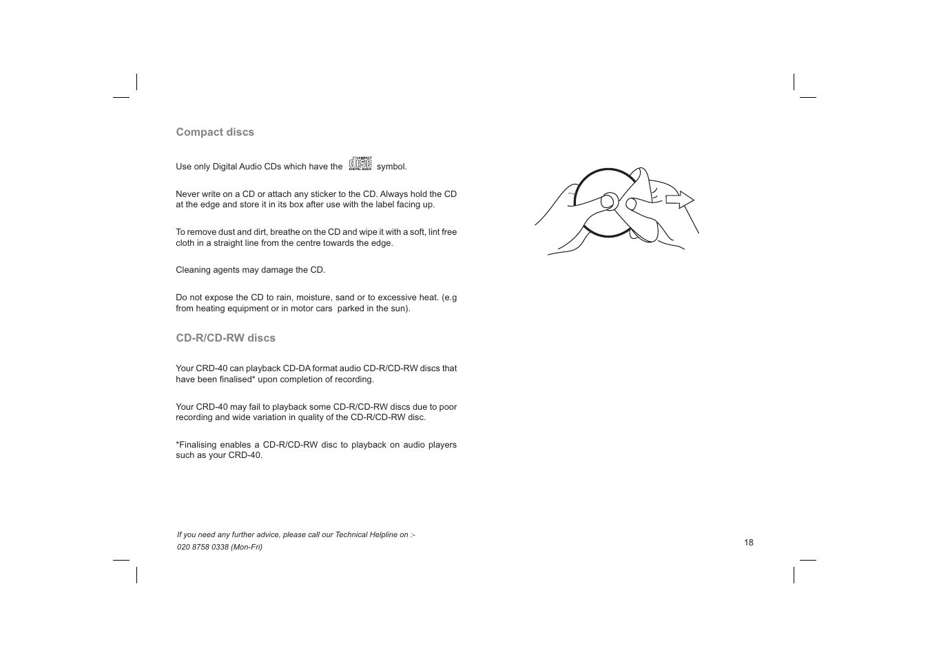 Roberts Radio CRD40 User Manual | Page 19 / 36
