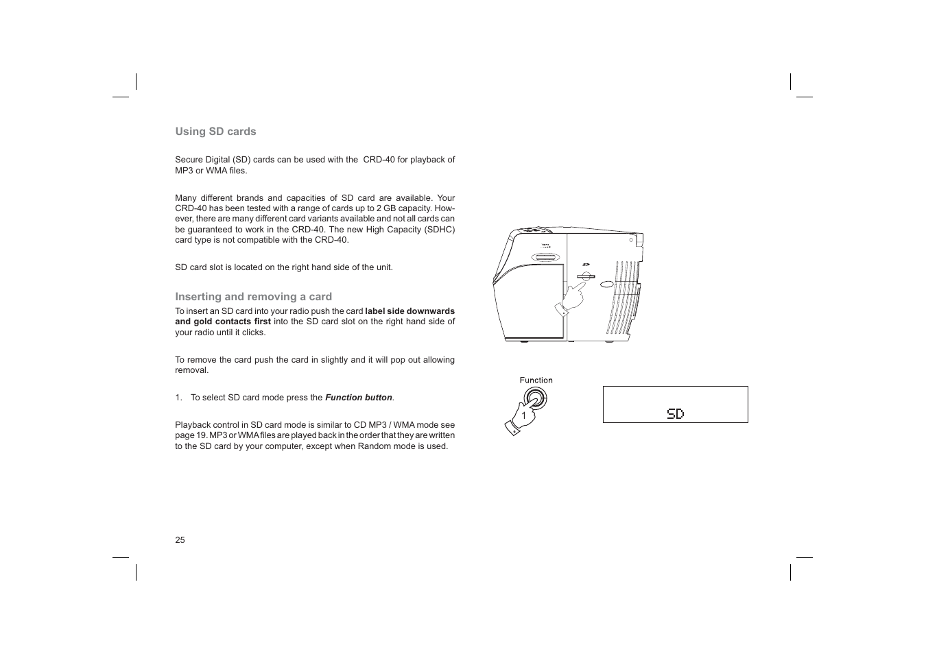 Roberts Radio CRD40 User Manual | Page 26 / 36