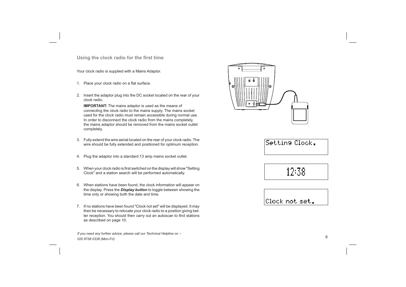 Roberts Radio CRD40 User Manual | Page 7 / 36